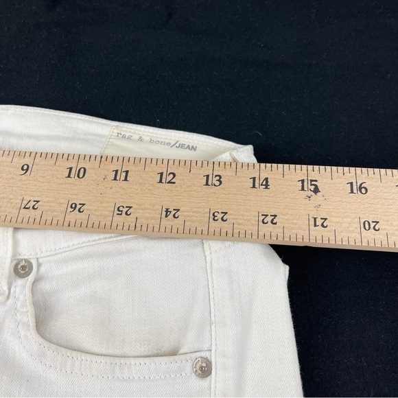 Rag & Bone Jeans Womens 24 White The Dre - Picture 10 of 13